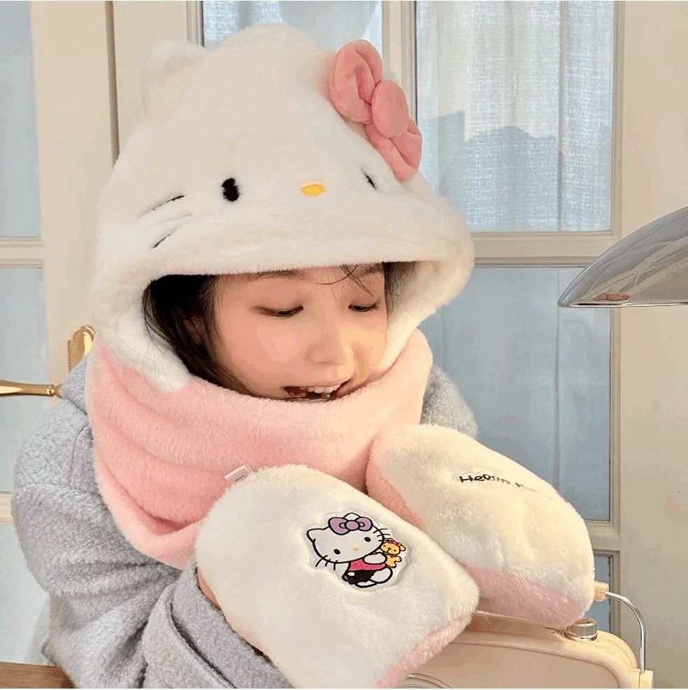 ¡El Gorrito 3 en 1 más Tierno y Calentito! 🧤🧸