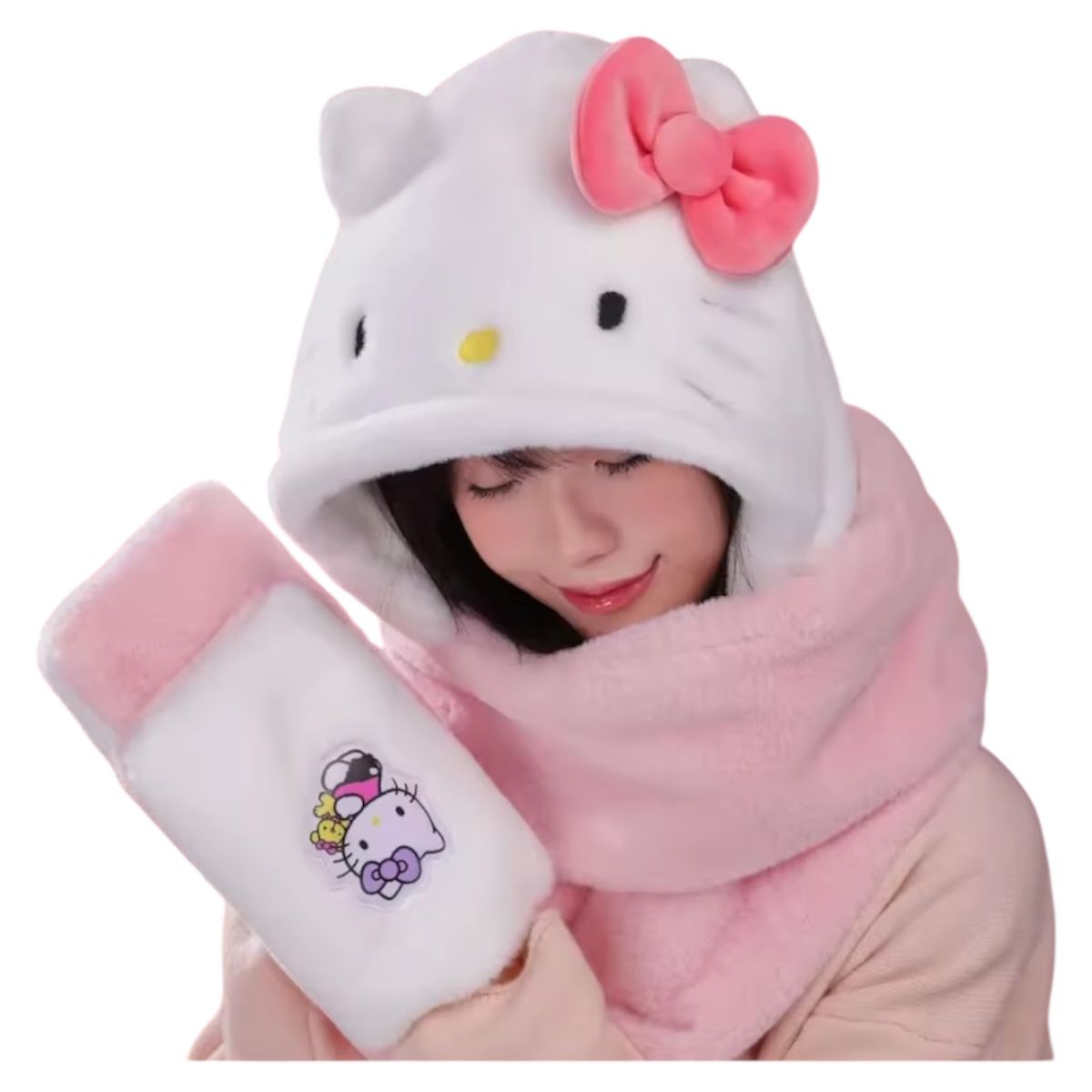 ¡El Gorrito 3 en 1 más Tierno y Calentito! 🧤🧸