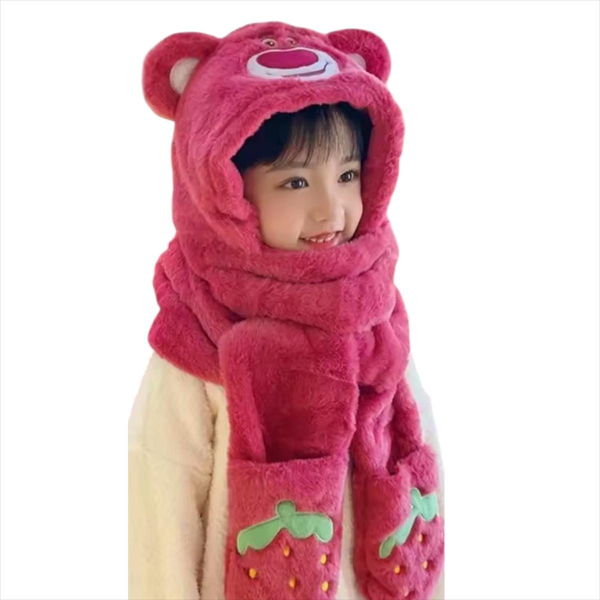 ¡El Gorrito 3 en 1 más Tierno y Calentito! 🧤🧸