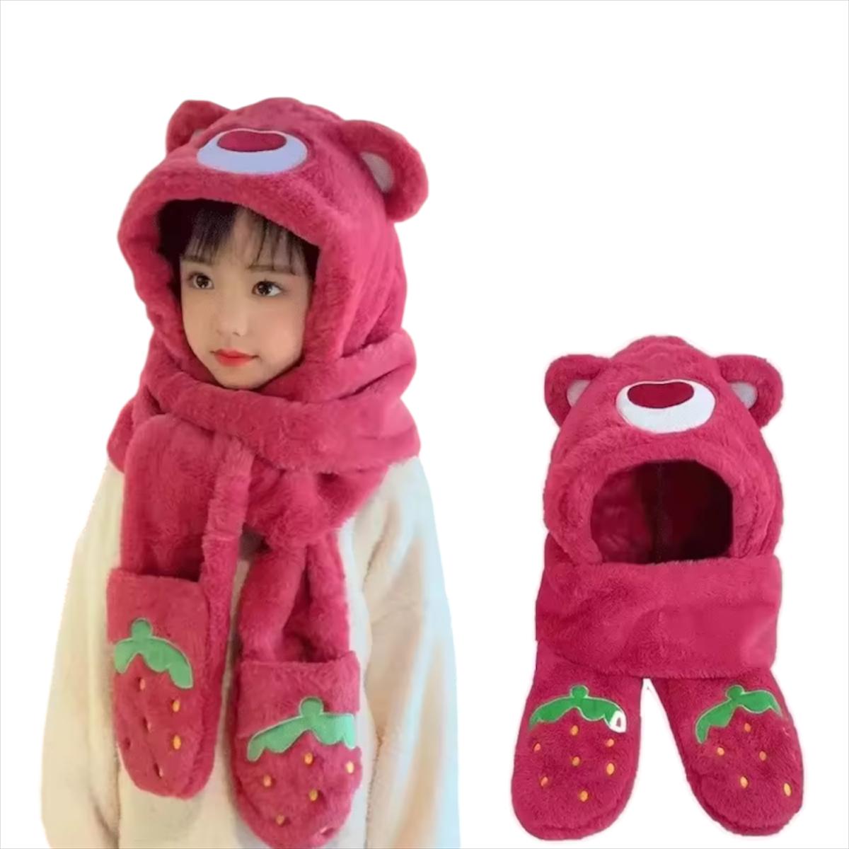 ¡El Gorrito 3 en 1 más Tierno y Calentito! 🧤🧸