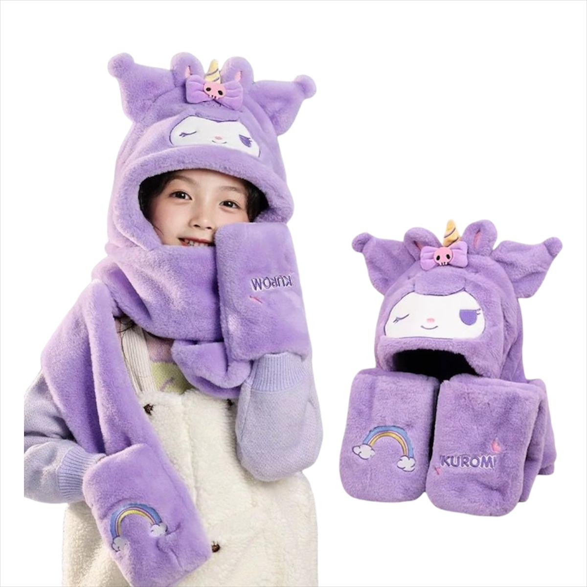¡El Gorrito 3 en 1 más Tierno y Calentito! 🧤🧸